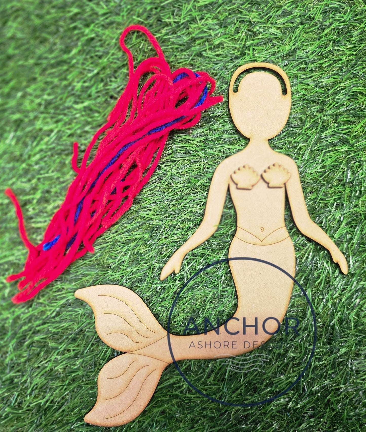 Mermaid Yarn Leaner/Hanger