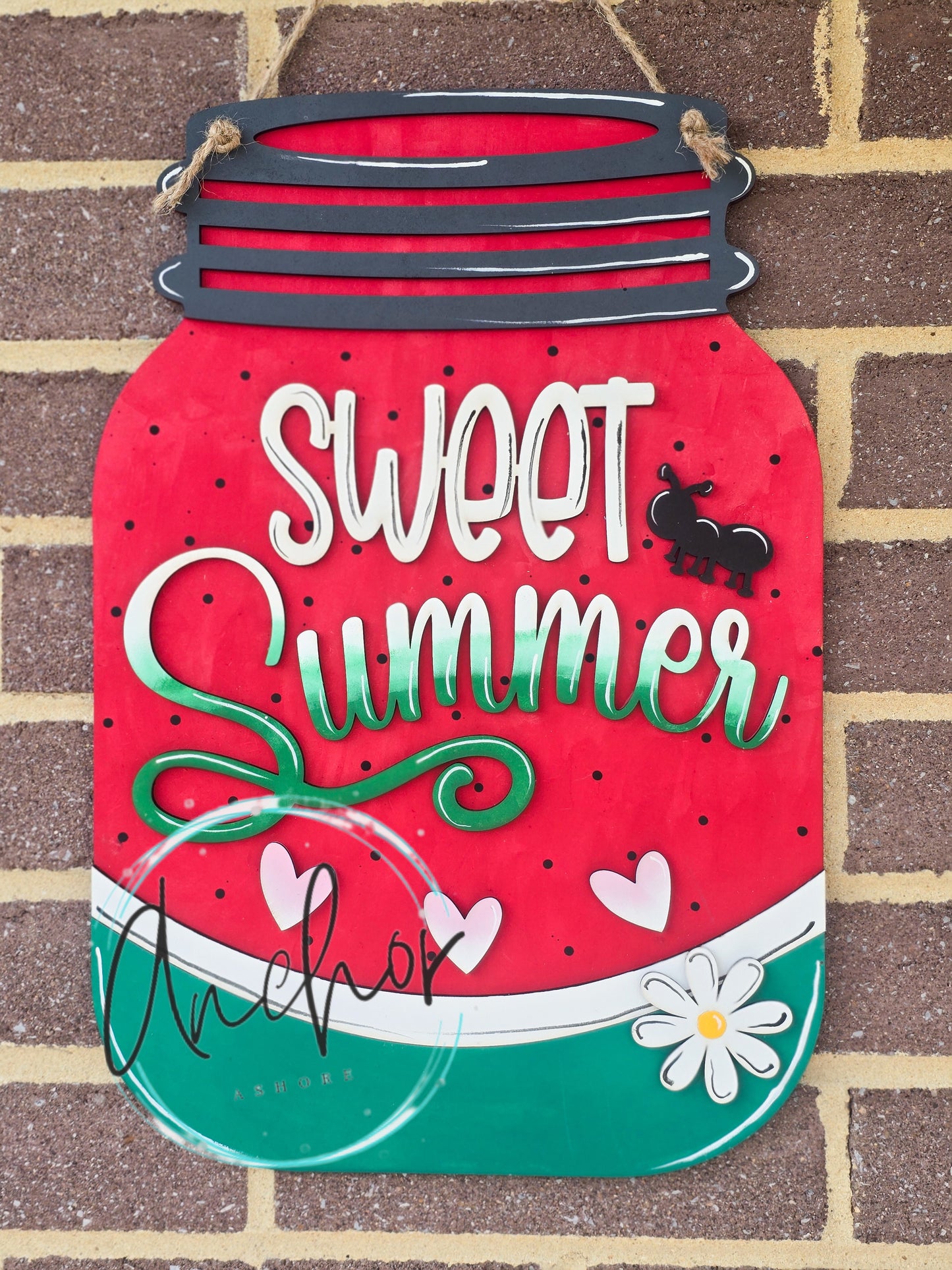 "Sweet Summer" Mason Jar Hanger