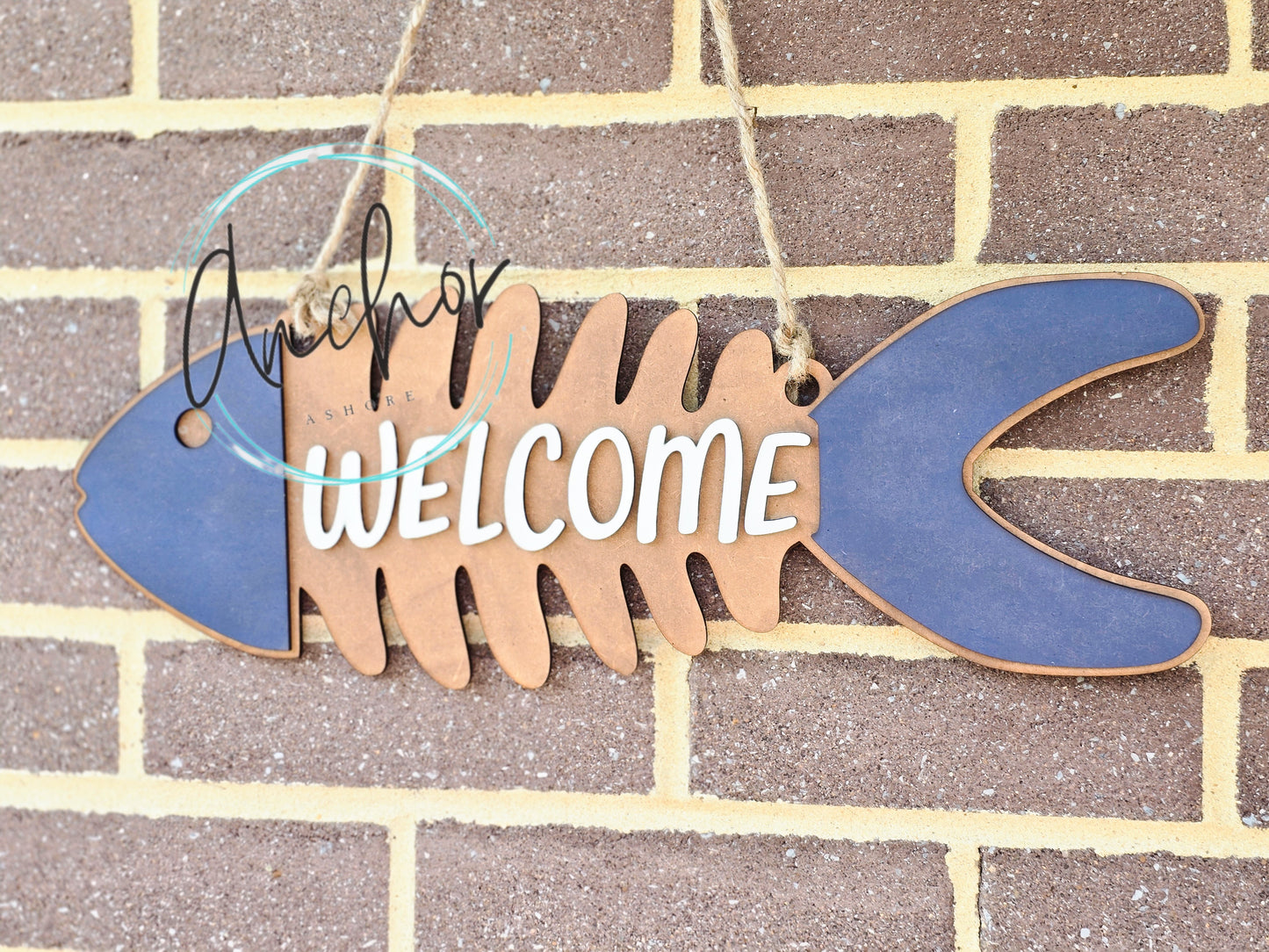 Welcome Fish Hanger