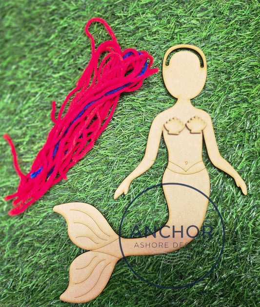 Mermaid Yarn Leaner/Hanger