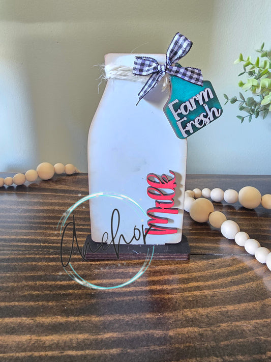 Milk Jug Shelf Sitter