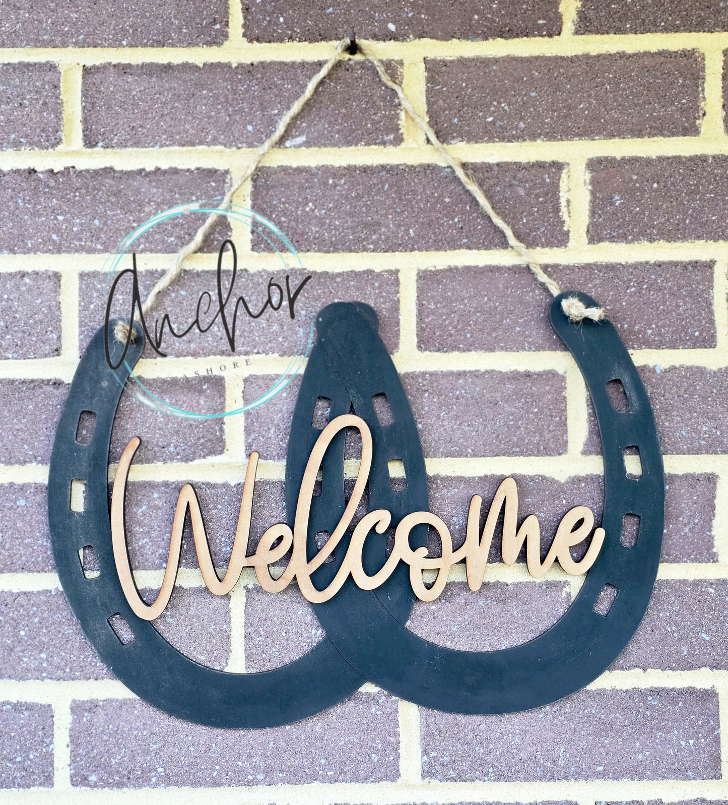Horse Shoe Welcome Hanger