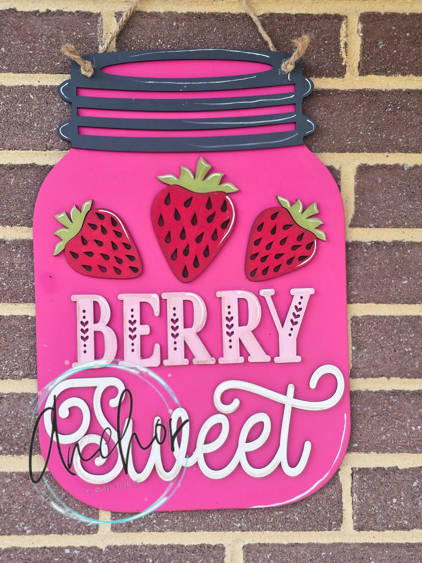 Berry Sweet Mason Jar Hanger
