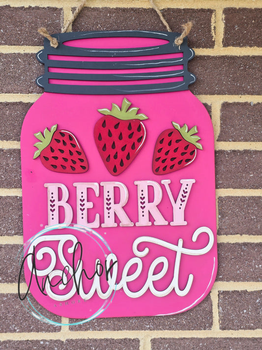 Berry Sweet Mason Jar Hanger