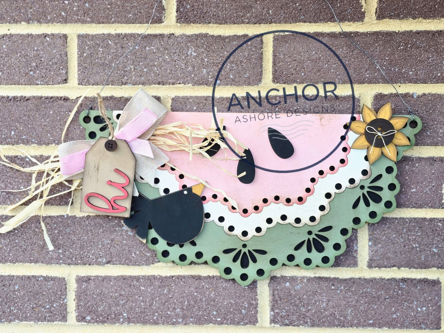 Vintage Watermelon Hanger