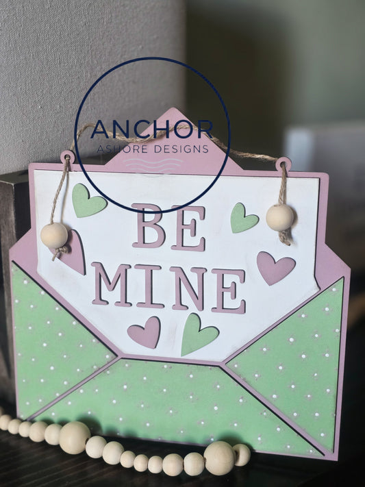 Be Mine Envelope Hanger